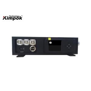 Rugged Mobile Vehicle COFDM Video Transmitter , 10 - 15km HD Wireless AV Sender