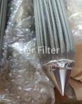 High Temperature Gas Filtration Pleated Filter Element 90% Filter Rating