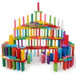 100 200 300 500PCS Wooden Dominos Building Blocks