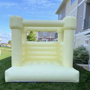 China Home Use 10ft Kids Party Moon Walk Mini White Bounce House Jumping Castle factory