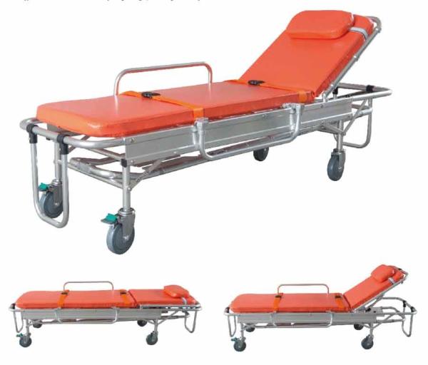 Stainless Steel Foldable Multifunctional Hospital Emergency Ambulance Patient