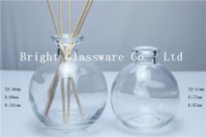 China Clear round Diffuser Glass Bottle, glass bottle wholesale factory