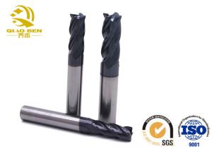 China Square Mould Solid Carbide End Mill HRC65 4 Flutes With TiAlN F - Nano Coating factory