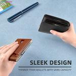 Custom Logo RFID Blocking Wallet in PU Leather for Daily Life and Credit Card