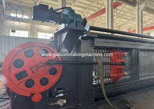 China Galvanized Wire Hexagonal Mesh PVC Coated Gabion Machine 22-30kw Motor Power factory