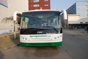China Ramp Bus 13m High Capacity Big Passenger Standing Area factory
