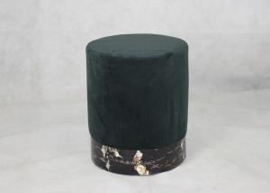 China 60KG 32cm Width Dark Blue Dressing Table Stool factory