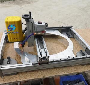 China Cabinet Glass Marble Stone Consumable Materials Washbasin Hole Making Machine factory