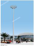 Outdoor seaport Q235 Steel galvanized 15m 20m 30m high mast lighting tower with