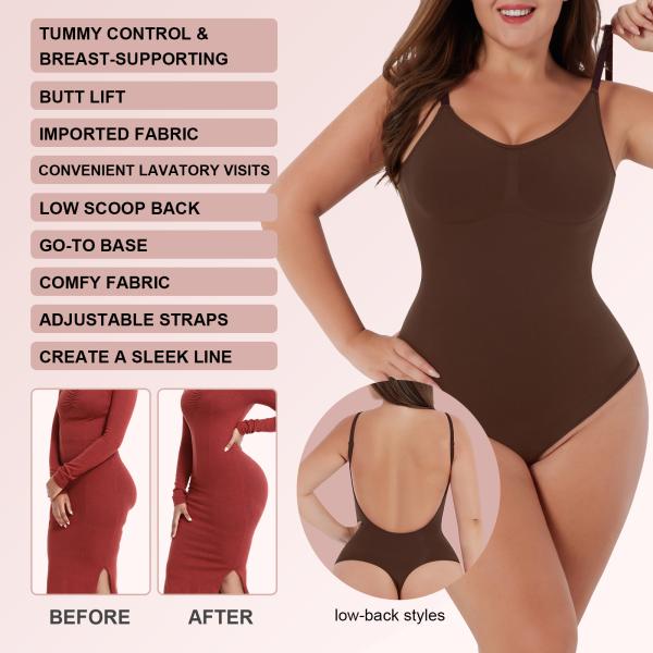 Standard Thickness 5XL HEXIN Shapewear Bodysuit for Women Slimming and Tummy Control