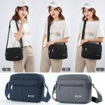 Canvas Casual Shoulder Messenger Bag Solid Buckle MultiPocket