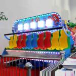 3-3.3m Commercial Kids Amusement Ride , Double Side Crazy Wave Ride