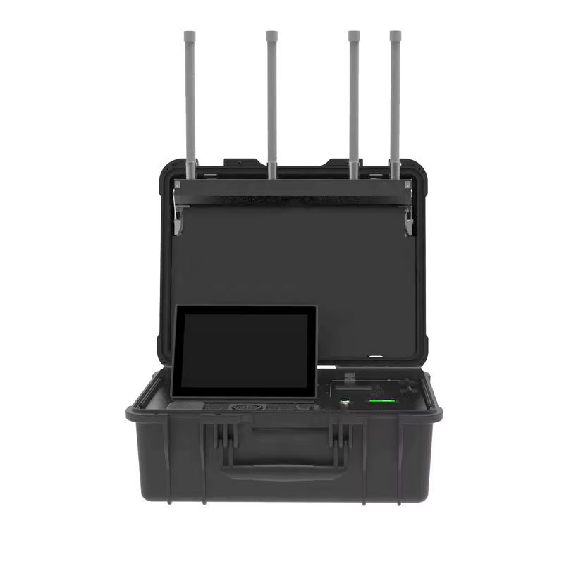 Portable Suitcase Signal Uav for Drones Intercept System Radio Frequency Anti Drone Devices