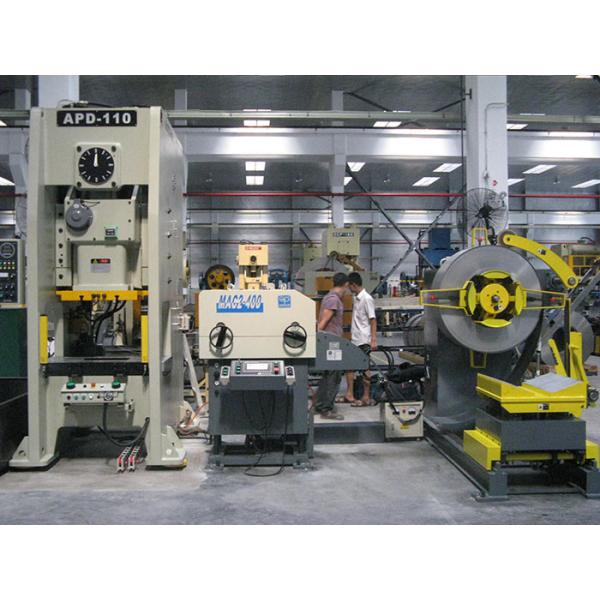 China Stable Metal Sheet Straightening Machine / High Precision Nc Servo Feeder factory