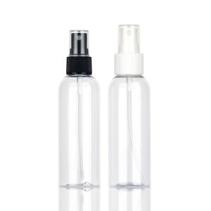 China 100 Ml Small Cosmetic Spray Bottles Refillable PET Material Transparent Empty factory