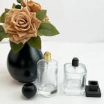 Collar Material Glass Products Empty Perfume Cylinder Glass Bottles 30ml 50ml