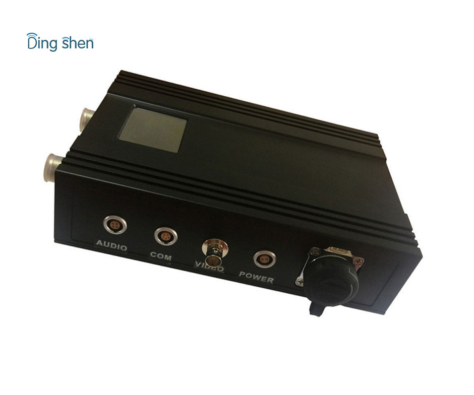 H.265 Coding Long Range Uav Transmitter , Cofdm Hd Transmitter 80-100km