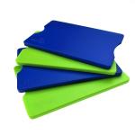 Durable Hard Plastic ABS RFID Blocking Card Sleeve Full Color Offset Printing