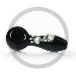 Phoenix Glass Smoking Pipe , Mixed Color Thick Clear Scientific Glass Bong