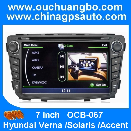 Ouchuangbo S100 Platform Car Radio Head Unit for Hyundai Verna /Solaris /Accent DVD GPS 3G Wifi Host TV USB