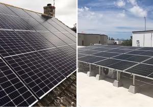 China Hybrid Off-grid Solar Energy Roof Mounting Monocrystalline Silicon 3KW 5kw 30kw Solar System factory
