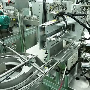 China Pull Ring Cap Euro Cap Assembly Machine 220V / 50Hz Automatic factory