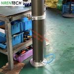 12m pneumatic telescoping mast for surveillance 30kg payloads 2.55m closed