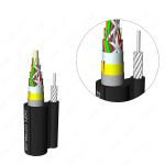 GYFTC8A Galvanized Stranded Steel Armored Optic Fiber Cable
