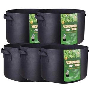 China 3 Gallon 5 Gallon 10 Gallon 25 Gallon 100 Gallon Vertical Garden Grow Bags Aeration Fabric Pots Container factory