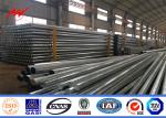 Galvanized ISO Outdoor Electrical Power Pole For Power Distribution 12m 12 KN