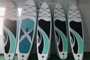 China Water Sport Game Drop Stitch Paddle Board Stand Up Inflatable Standing For Yoga factory