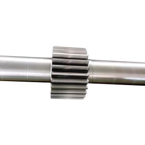 China 40CrMo Long Forging Shaft Spline Drive Shaft And Hubs For Reducer factory