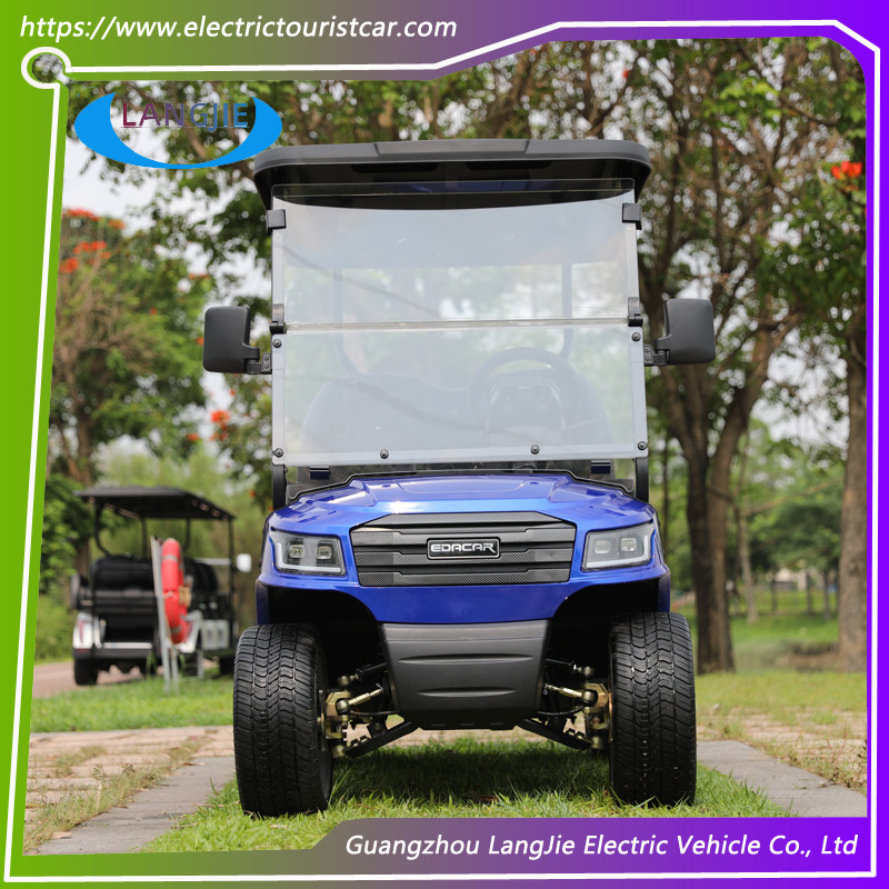 48 Volt Club Car Electric Cargo Car 2 Seats AC Motor Electric Food Cart For Resort