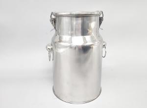 China Mini 0.6mm 5 Litre Stainless Steel Milk Can Farm Transportation Container factory