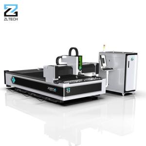 China 3015A 1500W - 4000W Aluminum Steel Brass Fiber Laser Tube Cutting Machine With Automatic Switching Platform factory