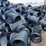 Double Wall HDPE Pipe Fittings 90 Degree Elbow Corrugated Pipe Tee