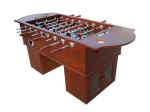 Wood Veneer Soccer Game Table Premier Foosball Table With Solid Steel Rods
