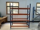 Medium Duty Long Span Pallet Racking 5 Layer Bolt Installation Garage Storage
