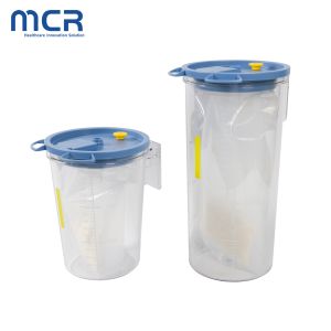 China Disposable Suction Liner Bag with Medical Grade PP Transparent Material and Ethylene Oxide Sterilization for ICU OR factory
