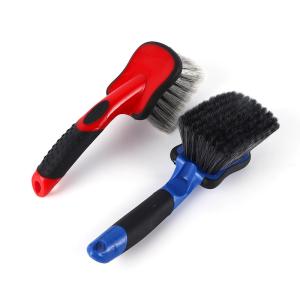 China Fiber Filament Car Tire Brush Soft Bristle For Car Care Cleaning factory