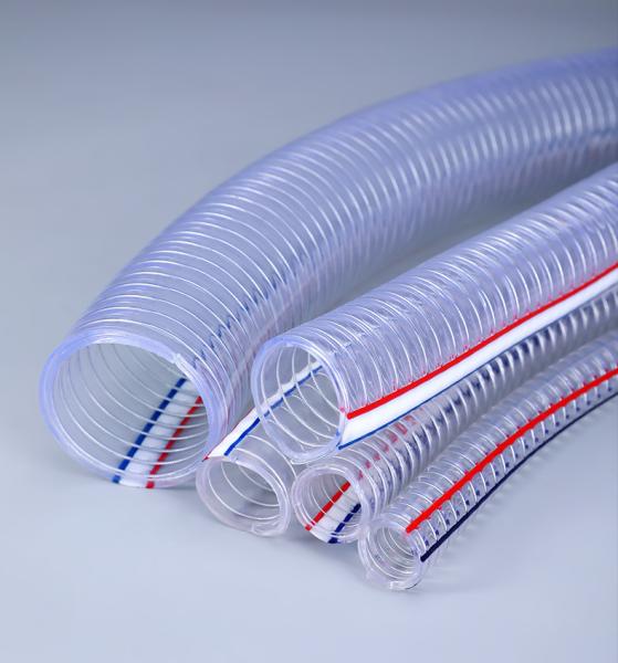 Reducing UMETASS Clear PVC Wire Reinforced Flexible Water Hose with Flange