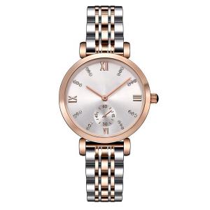 China OEM Zinc Alloy Quartz Watch Lady 5 Atm Water Resistant Watch factory