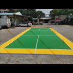 Portable FIBA Approved Tiles Synthetic Basketball Court Plastic Interlocking