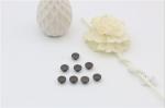 Hot sale garment accessories matte gunmetal color 10.1 mm flat round shape metal