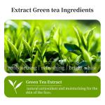 Instantly Quenches Skin Hydrated Green Tea Facial Masks Contains Vitamin E