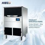 45kg Crescent Ice Machine 100kg Clear Ice Cube Maker Air Cooling