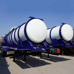 China Airbag Suspension Cimc 20000L Hydrochloric Acid Tanker Trailer on sale