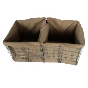 China Stone Cage Gabion Baskets Retaining Wall High Coating steel welded mesh geotextile thickness factory