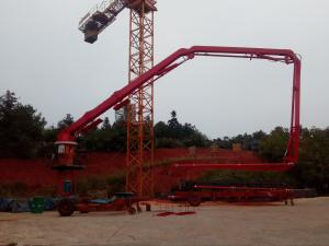China High Performance Hydraulic Placing Boom 22.7m Free Standing Height factory