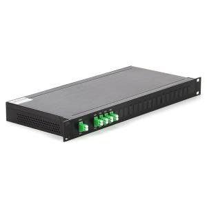 China 8 Channels 100GHz DWDM Mux Demux 1U 19 Rack For Data Center System factory